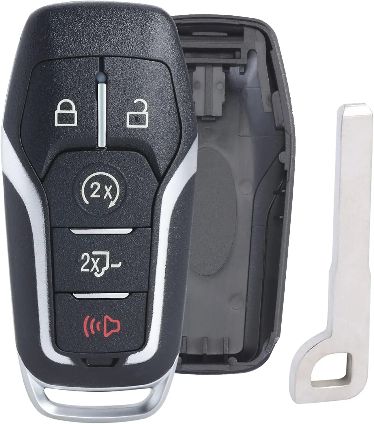 Remote Key Fob Case Shell Cover for Ford F150/F250 2015-2017 5 Button Uncut Blade
Remote Key Fob Case Shell Cover for Ford F150/F250 2015-2017 5 Button Uncut Blade