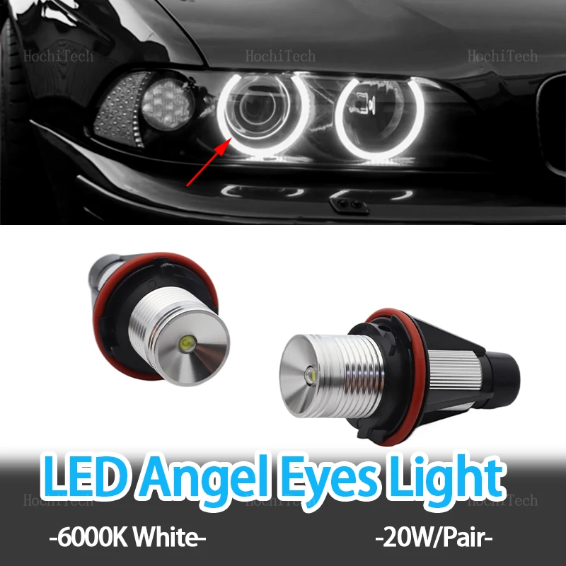20W LED Car Angel Eye Marker Headlights Bulbs Lamps for BMW E87 E39 M5 E60 E61 E63 E64 M6 E65 E66 E83 X3 E53 X5 2000-2008
20W LED Car Angel Eye Marker Headlights Bulbs Lamps for BMW E87 E39 M5 E60 E61 E63 E64 M6 E65 E66 E83 X3 E53 X5 2000-2008