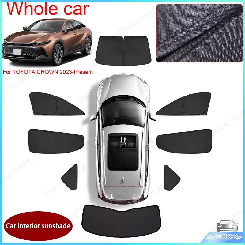 Car Black Window Privacy Sunshade For Toyota Crown 2023-Present Auto Anti-UV Heat Insulation Protect Cover Interior Accessory
Car Black Window Privacy Sunshade For Toyota Crown 2023-Present Auto Anti-UV Heat Insulation Protect Cover Interior Accessory