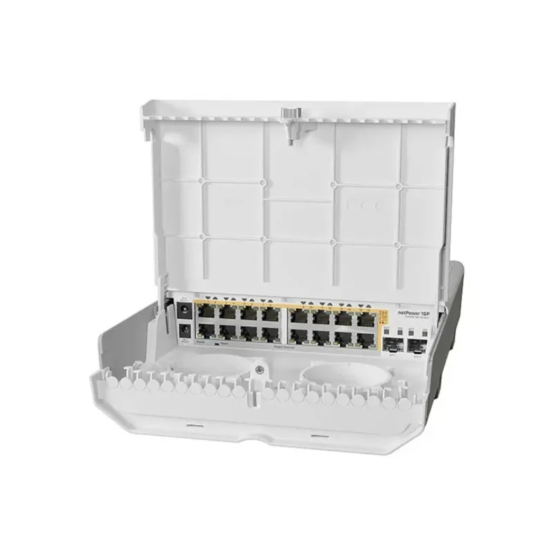 New Original Mikrotik NetPower 16P CRS318-16P-2S+OUT 16-port Gigabit POE Switch CRS318-16P-2S+OUT
New Original Mikrotik NetPower 16P CRS318-16P-2S+OUT 16-port Gigabit POE Switch CRS318-16P-2S+OUT