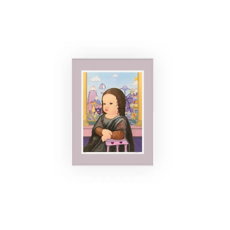 Space decoration, Mona Lisa in an amusement park
Space decoration, Mona Lisa in an amusement park