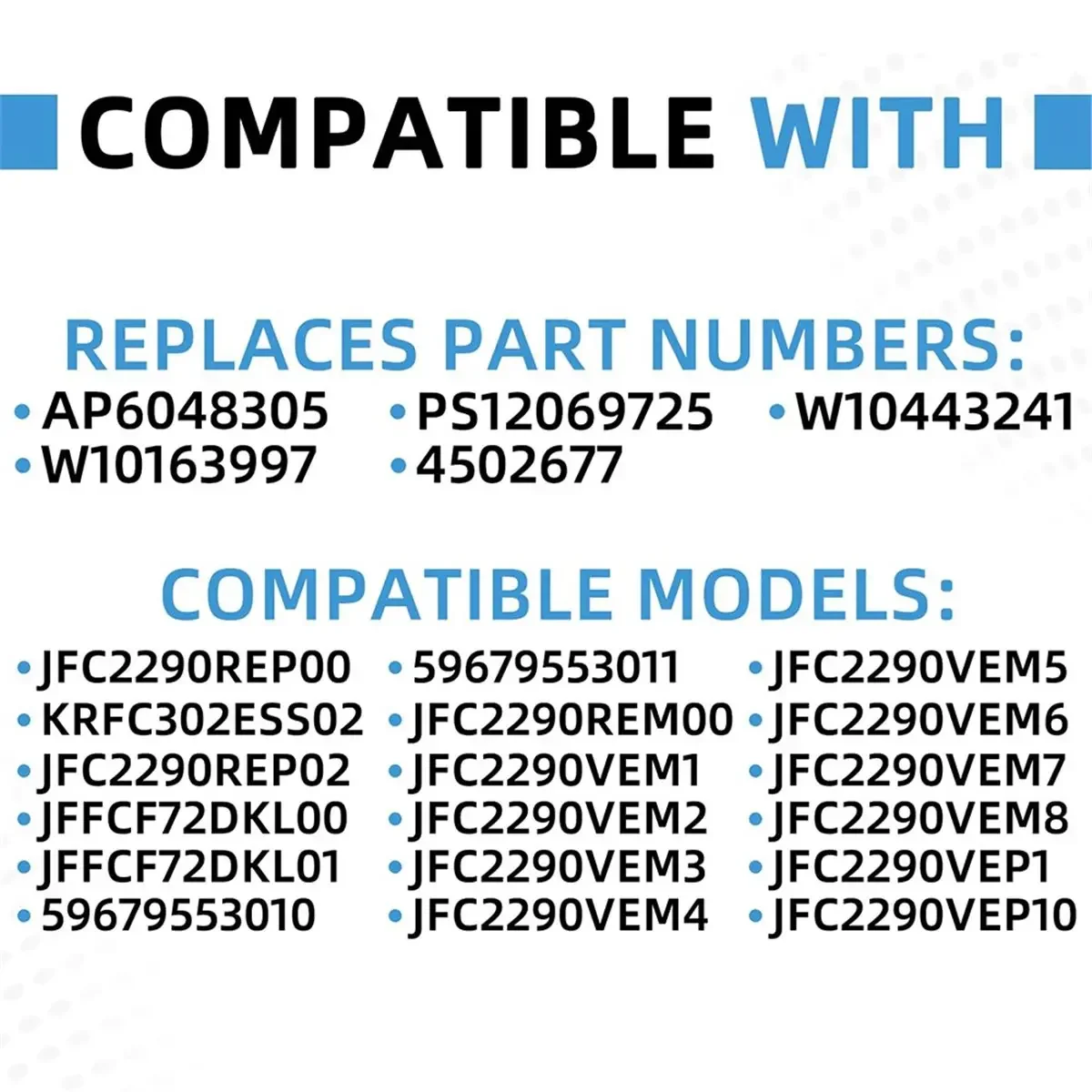 W10830046 Refrigerator Fresh Food Door Gasket Seal for Kitchen Aid Jenn Air W10163997 W10443241 4502677
W10830046 Refrigerator Fresh Food Door Gasket Seal for Kitchen Aid Jenn Air W10163997 W10443241 4502677