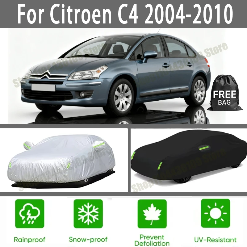 For Citroen C4 2004-2010 Car Cover Waterproof UV Protection All Weather Dustproof Snow Rain Cover 190T Polyester
For Citroen C4 2004-2010 Car Cover Waterproof UV Protection All Weather Dustproof Snow Rain Cover 190T Polyester