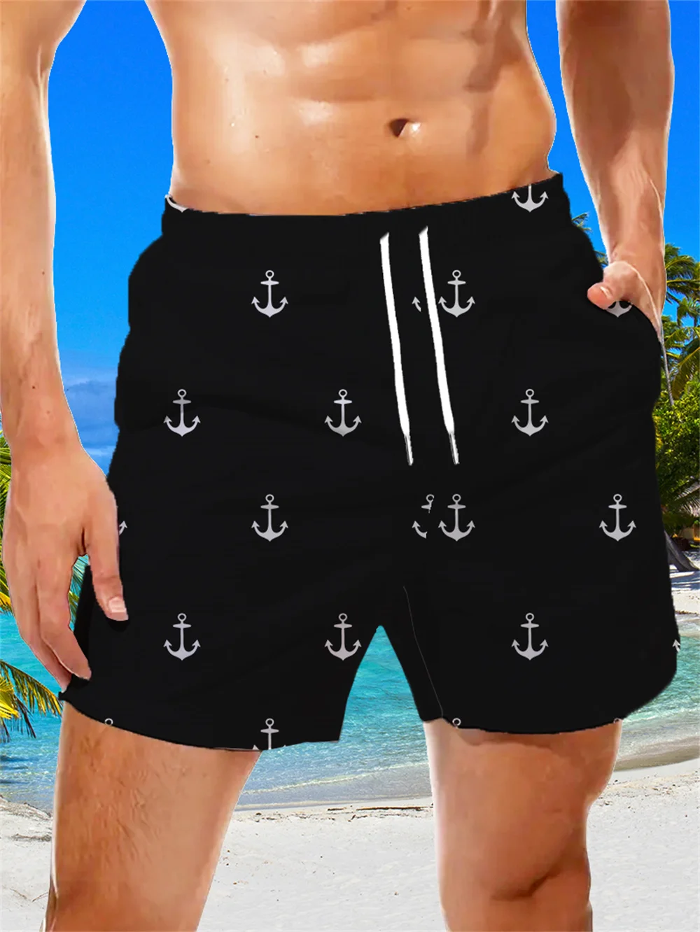 Summer casual shorts Men's sports beach pants 3d printed beach vacation pull rope
Summer casual shorts Men's sports beach pants 3d printed beach vacation pull rope
