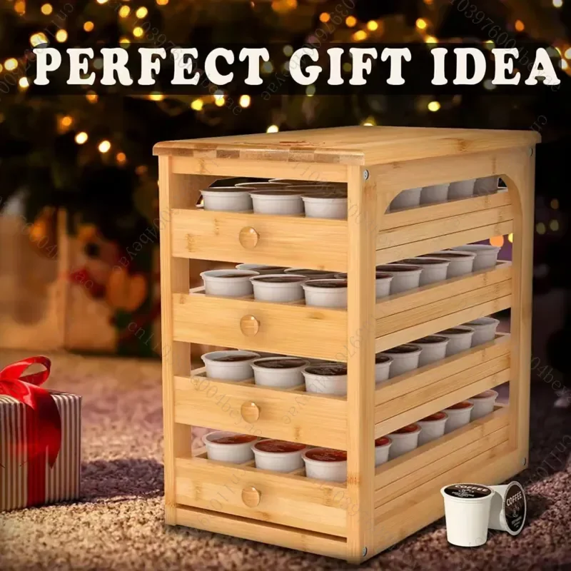 New Wooden Coffee Capsule Shelf Desktop Drawer Storage Box Solid Wood Multi-layer Coffee Pod Storage Rack
New Wooden Coffee Capsule Shelf Desktop Drawer Storage Box Solid Wood Multi-layer Coffee Pod Storage Rack