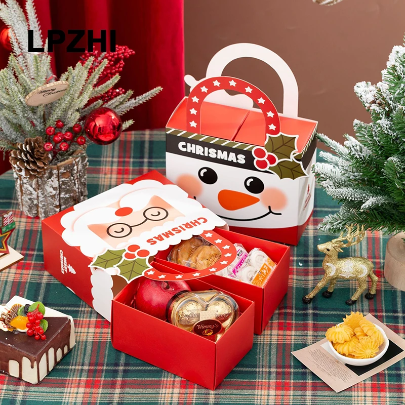 LPZHI 5Pcs Marry Christmas Gift Boxes New Year Party Holiday Handmade Cookies Candy Chocolate Packaging Decoration For Kids
LPZHI 5Pcs Marry Christmas Gift Boxes New Year Party Holiday Handmade Cookies Candy Chocolate Packaging Decoration For Kids