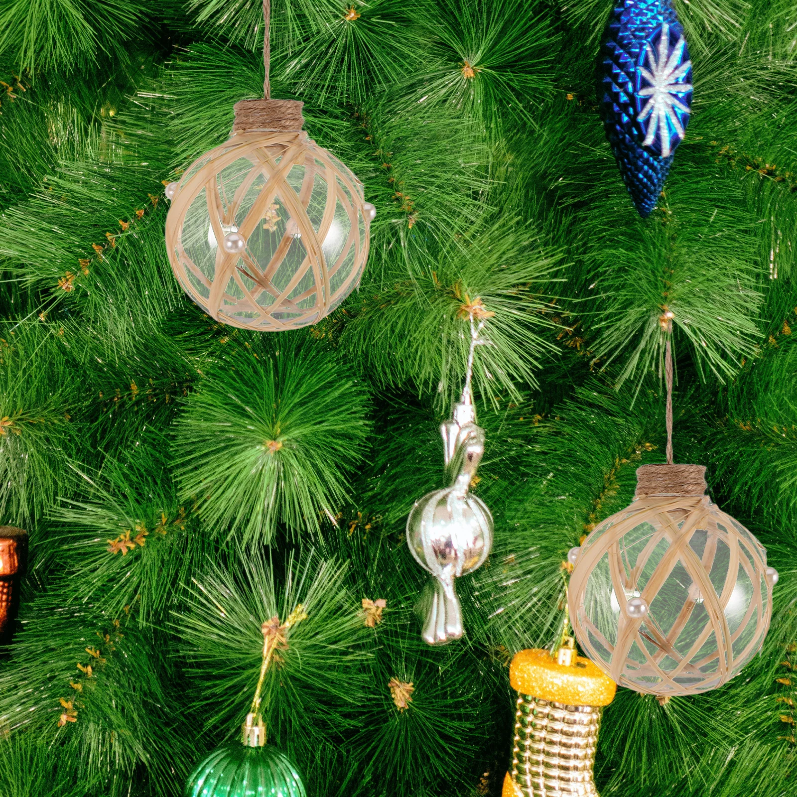 6Pcs Transparent Christmas Balls Plastic Shatterproof Ornament Xmas Tree Decorations Wedding Party Supplies Christmas Balls 
6Pcs Transparent Christmas Balls Plastic Shatterproof Ornament Xmas Tree Decorations Wedding Party Supplies Christmas Balls