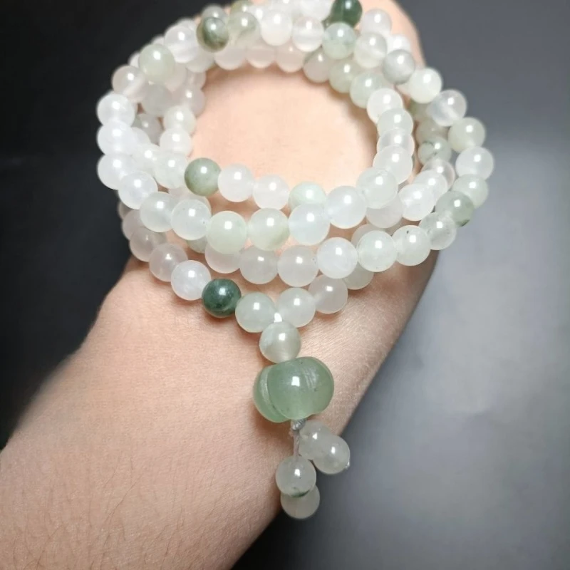 Tianshan Cui 108 Multi-ring Bracelets for Men and Women Lucky Transfer Jade Bracelet Sweater Chain.
Tianshan Cui 108 Multi-ring Bracelets for Men and Women Lucky Transfer Jade Bracelet Sweater Chain.