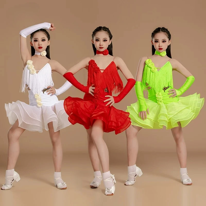 2026 Summer Latin Dance Performance Dress Girls Latin Dance Fringed Dresses Children'S Chacha Latin Dance Costumes
2026 Summer Latin Dance Performance Dress Girls Latin Dance Fringed Dresses Children'S Chacha Latin Dance Costumes