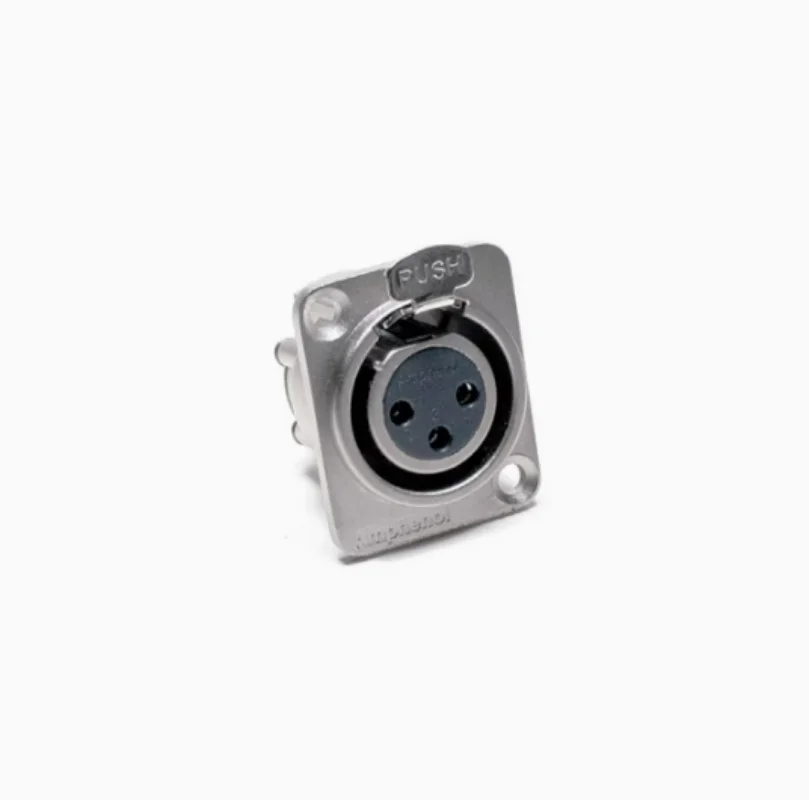 10pcs AX3FD-M3 Three core XLR silver plated microphone female base, signal socket panel base AX3FD
10pcs AX3FD-M3 Three core XLR silver plated microphone female base, signal socket panel base AX3FD