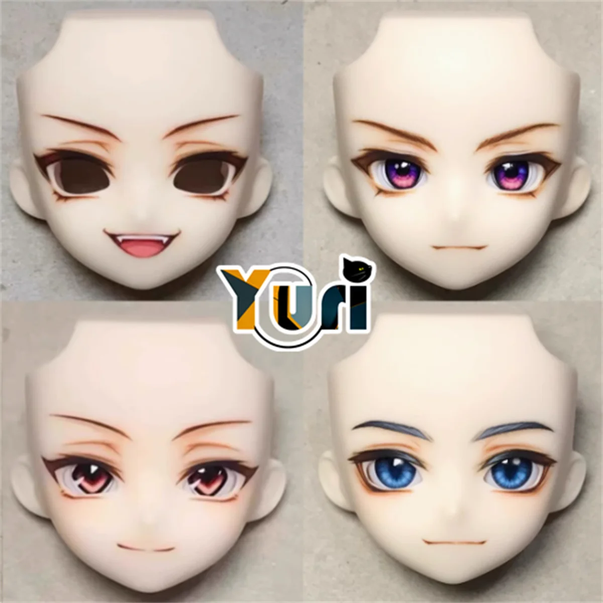 Yuri Original Handmade OB22 OB24 BJD Face Open Eyes Blank Face White Skin Game Cosplay Cute Lovely Gift
Yuri Original Handmade OB22 OB24 BJD Face Open Eyes Blank Face White Skin Game Cosplay Cute Lovely Gift
