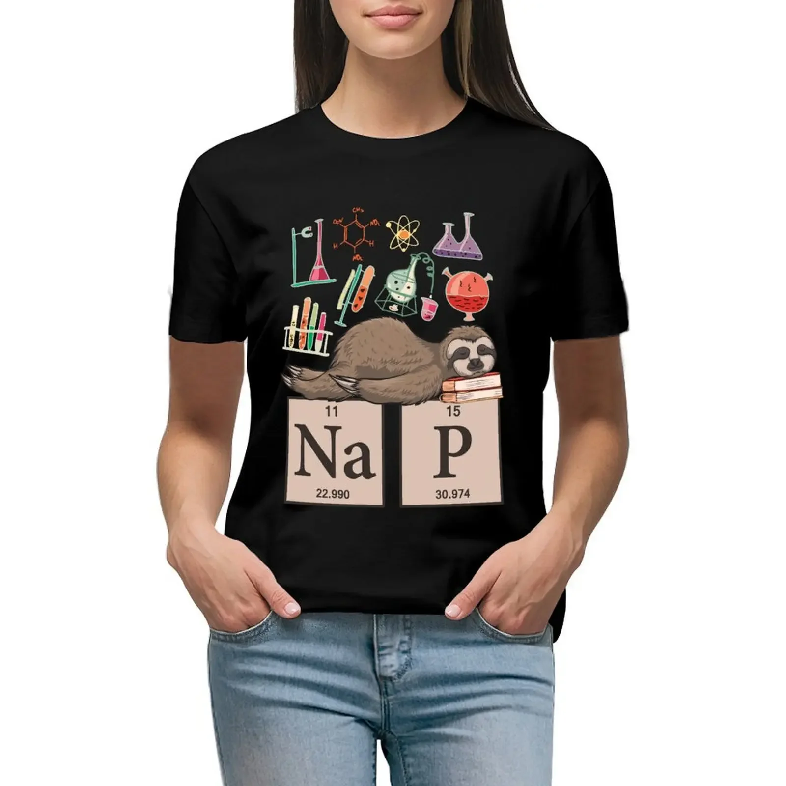 Funny Chemistry Sloth Art Gift T-Shirt oversized Short sleeve tee summer clothes quick-drying western t-shirt dress for Women
Funny Chemistry Sloth Art Gift T-Shirt oversized Short sleeve tee summer clothes quick-drying western t-shirt dress for Women