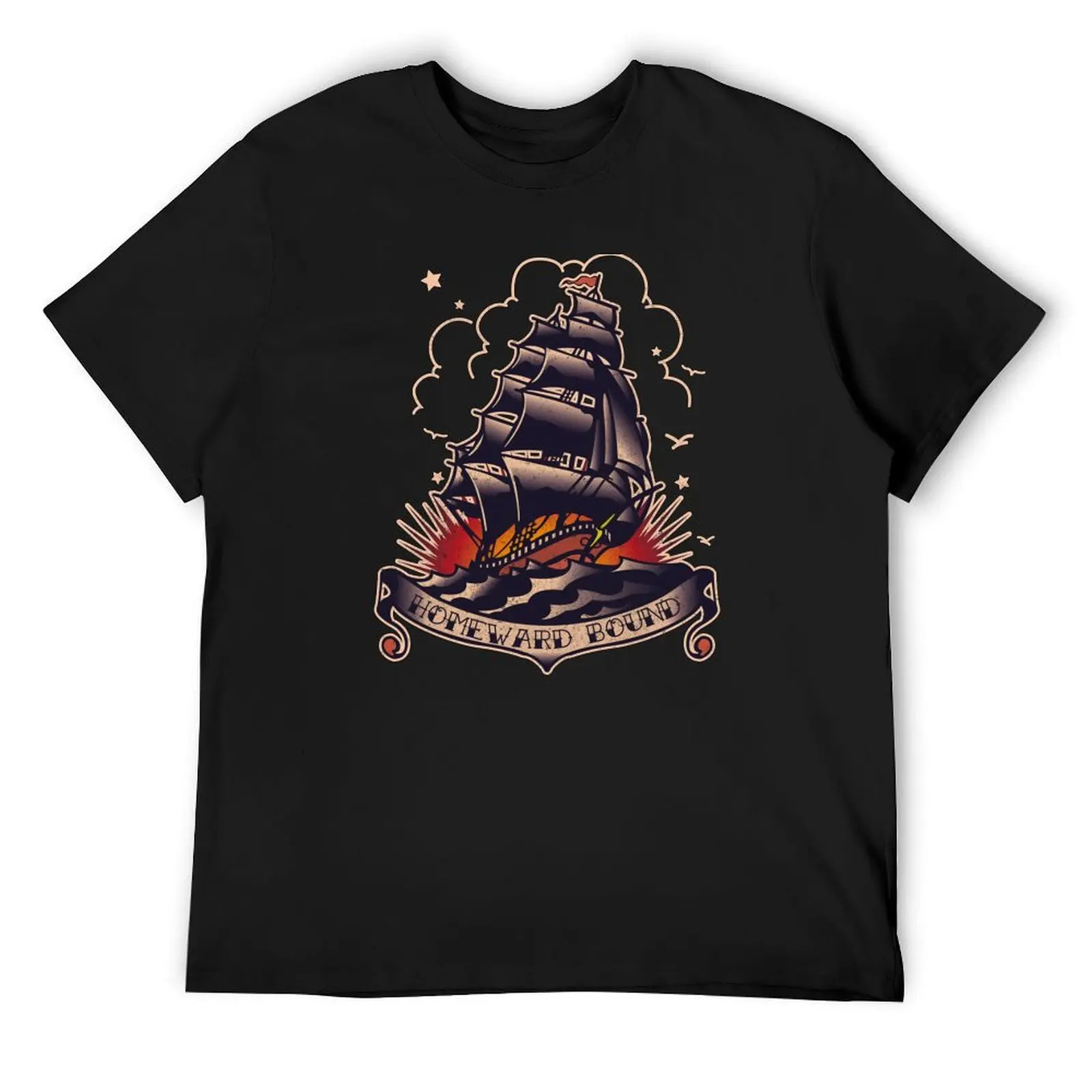 Traditional Tattoo Sailing Ship Homeward Bound T-Shirt quick-drying custom shirt customizeds heavyweight t shirts for men
Traditional Tattoo Sailing Ship Homeward Bound T-Shirt quick-drying custom shirt customizeds heavyweight t shirts for men