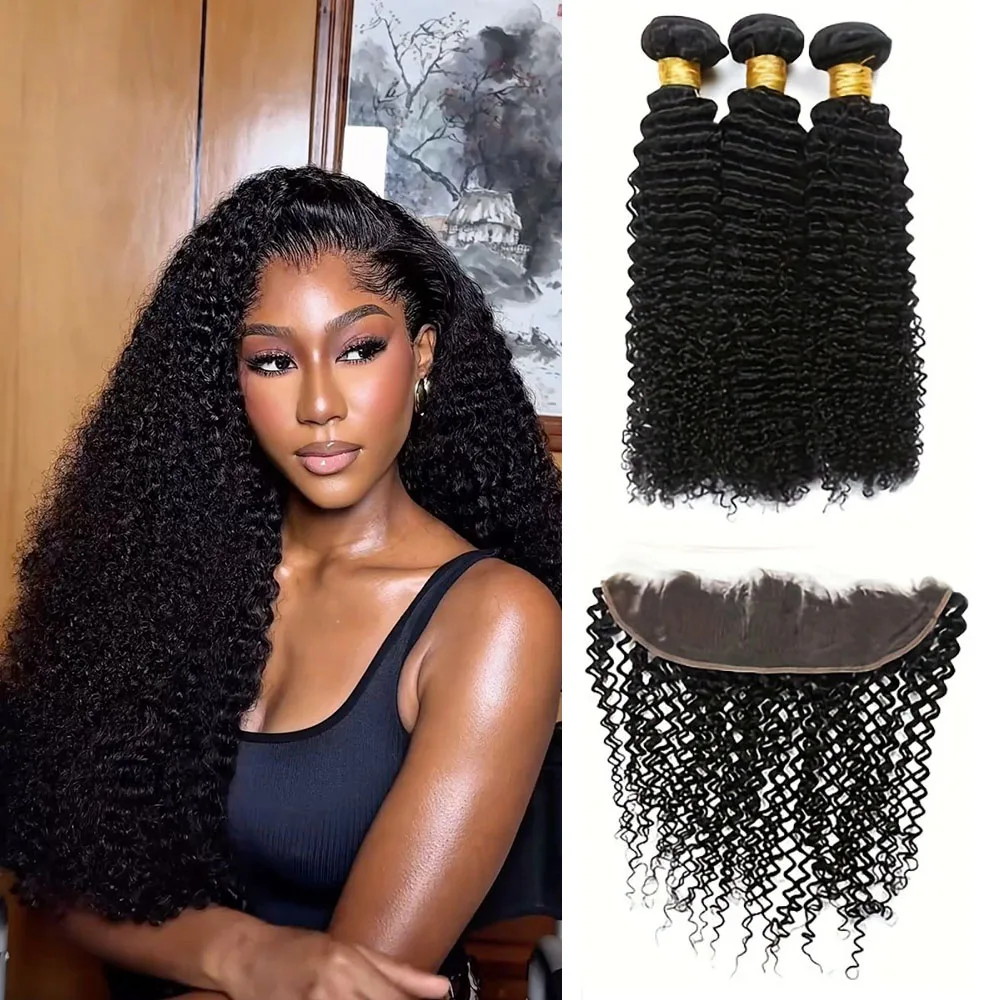 Кудрявый вьющийся бразильский пучок человеческих волос с кружевной фронтальной частью 13x4, прозрачный парик, плетение высокой плотности, 150% наращивание волос 
Кудрявый вьющийся бразильский пучок человеческих волос с кружевной фронтальной частью 13x4, прозрачный парик, плетение высокой плотности, 150% наращивание волос