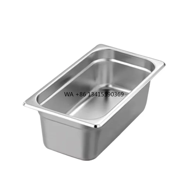 New 1/3 15cm Depth Multiple Size Stainless Steel Metal Pots Container and Gastronorm Food Pans
New 1/3 15cm Depth Multiple Size Stainless Steel Metal Pots Container and Gastronorm Food Pans