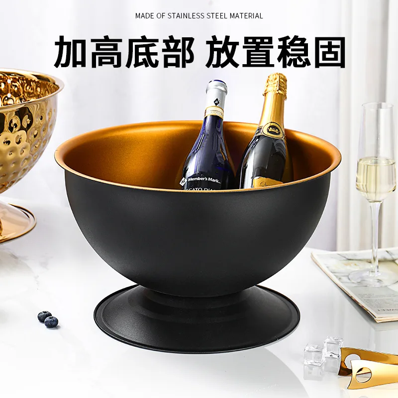 Stainless Steel Salad Basin Hammer Point Large Capacity Ice Basin Chilled Beer =Salad =Champagne =
Stainless Steel Salad Basin Hammer Point Large Capacity Ice Basin Chilled Beer =Salad =Champagne =