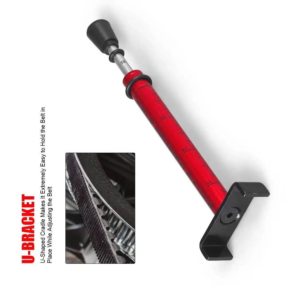 Motorcycle Belt Tension Gauge 10 lbs with Belt Removal Installation Tool Installer for Use After Belt Replacement
Motorcycle Belt Tension Gauge 10 lbs with Belt Removal Installation Tool Installer for Use After Belt Replacement
