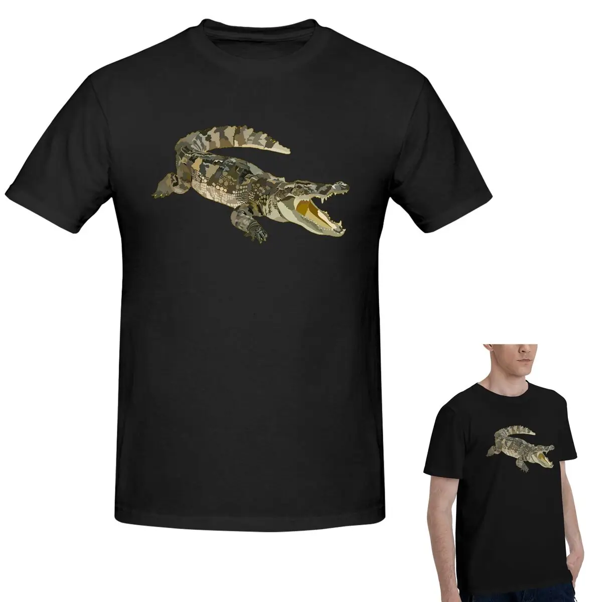 Футболка из 100% хлопка C Is For Crocodile, мужская классическая футболка большого размера, мужские летние рубашки с круглым вырезом, топы, S-6XL
Футболка из 100% хлопка C Is For Crocodile, мужская классическая футболка большого размера, мужские летние рубашки с круглым вырезом, топы, S-6XL