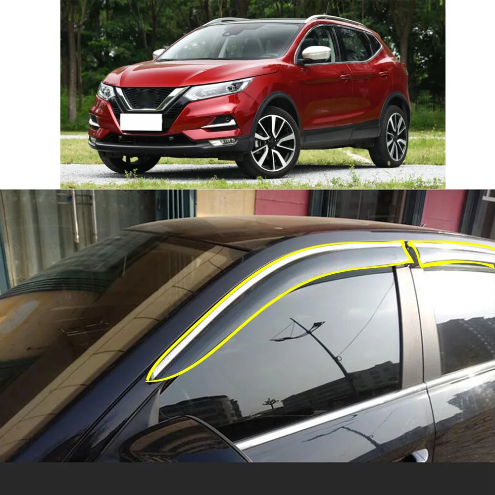 Car Body Styling Sticker Plastic Window Glass Wind Visor Rain/Sun Guard Vent For NISSAN Qashqai J11 2016 2018 2019 2020 2021
Car Body Styling Sticker Plastic Window Glass Wind Visor Rain/Sun Guard Vent For NISSAN Qashqai J11 2016 2018 2019 2020 2021