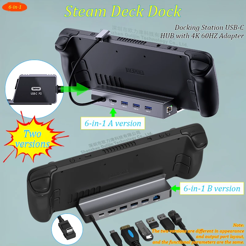 Док-станция для Steam Deck, ROG Ally, Legion Go, AYANEO, Switch, HDMI 4K 60 Гц, RJ45 PD100W, USB-C-концентратор для ноутбука
Док-станция для Steam Deck, ROG Ally, Legion Go, AYANEO, Switch, HDMI 4K 60 Гц, RJ45 PD100W, USB-C-концентратор для ноутбука