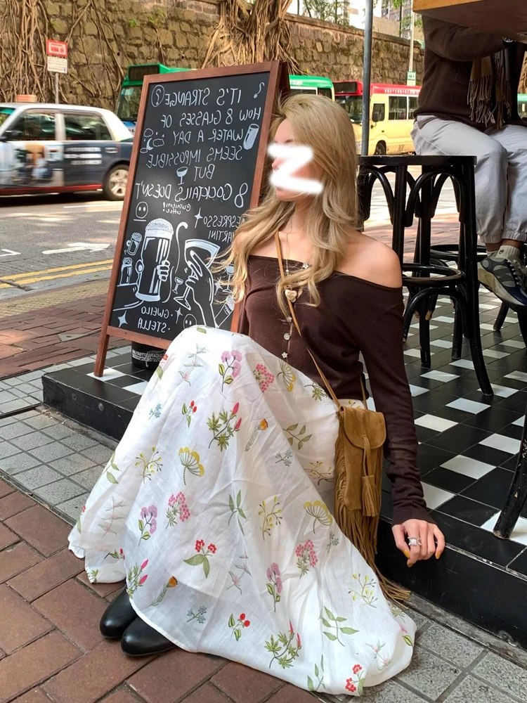New Summer High-end Exquisite and Beautiful Draped and High-end Temperament Floral A-line Skirt for Women
New Summer High-end Exquisite and Beautiful Draped and High-end Temperament Floral A-line Skirt for Women