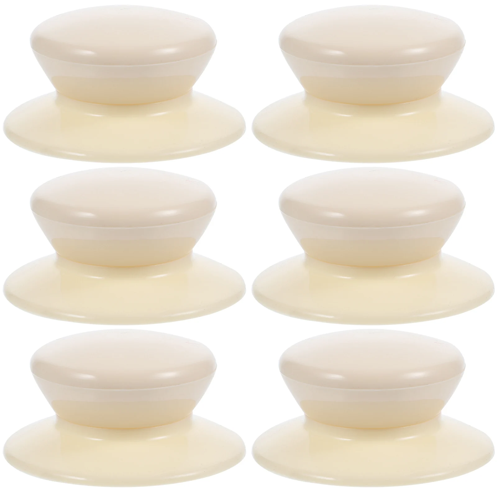 6pcs Pot Lid Knobs Universal White Beige Plastic Heat Resistant Kitchen Cookware Handles Anti Slip Suitable for Pots Pans
6pcs Pot Lid Knobs Universal White Beige Plastic Heat Resistant Kitchen Cookware Handles Anti Slip Suitable for Pots Pans