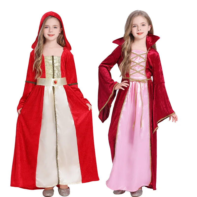 Halloween Costumes European Medieval Vintage Court Ball Vampire Costumes Queen Princess Witch Shows
Halloween Costumes European Medieval Vintage Court Ball Vampire Costumes Queen Princess Witch Shows