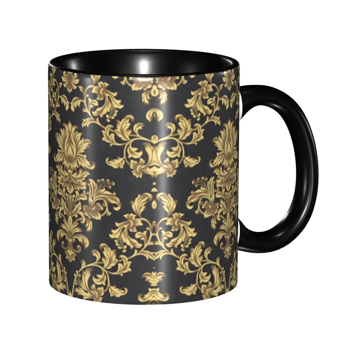 Custom Luxury Baroque Floral Pattern Mugs Vintage Design Coffee Ceramic Mug Cup Creative Present
Custom Luxury Baroque Floral Pattern Mugs Vintage Design Coffee Ceramic Mug Cup Creative Present
