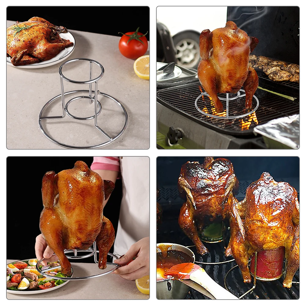 Stainless Steel Roasting Bbq Chicken Turkey Grilling Stand Portable Vertical Poultry Holder Detachable Design Outdoor Camping
Stainless Steel Roasting Bbq Chicken Turkey Grilling Stand Portable Vertical Poultry Holder Detachable Design Outdoor Camping