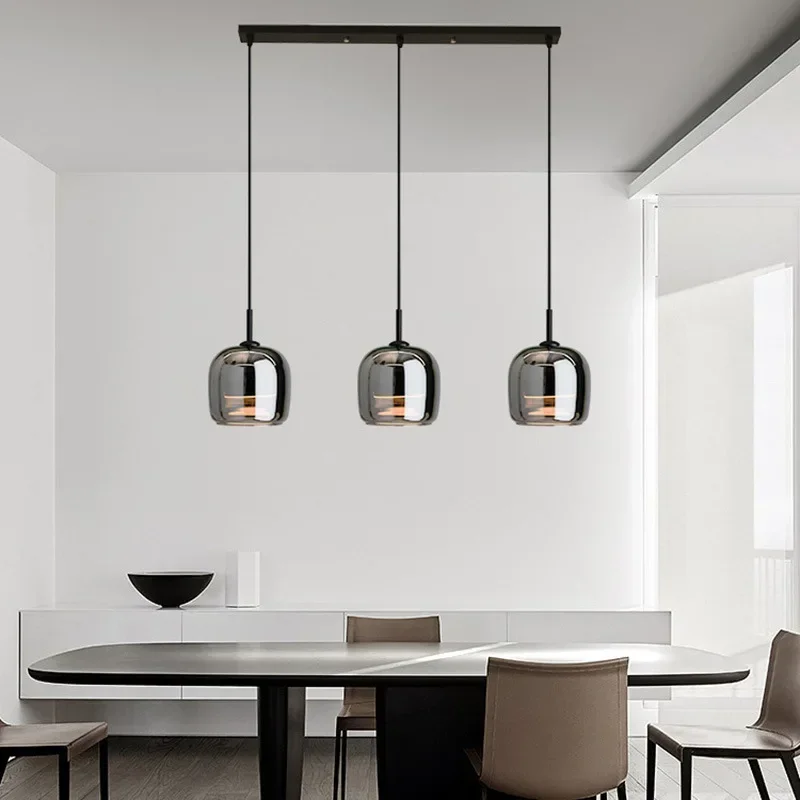 SANDYHA Modern Minimalist Glass LED Pendant Light Kitchen Island Hanging Chandelier for Living Room Bedroom Home Decoration
SANDYHA Modern Minimalist Glass LED Pendant Light Kitchen Island Hanging Chandelier for Living Room Bedroom Home Decoration