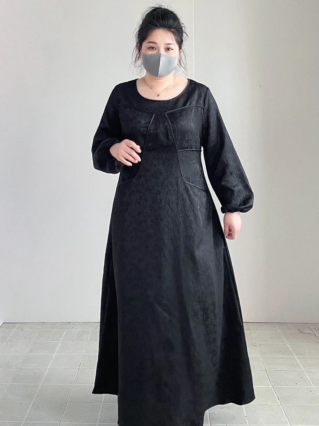 plus Size Long Sleeve A-Line Dress Vintage High Waist Conceal Belly Ankle-Length Women's Clothing Retro Style Frock for plus ...
plus Size Long Sleeve A-Line Dress Vintage High Waist Conceal Belly Ankle-Length Women's Clothing Retro Style Frock for plus ...