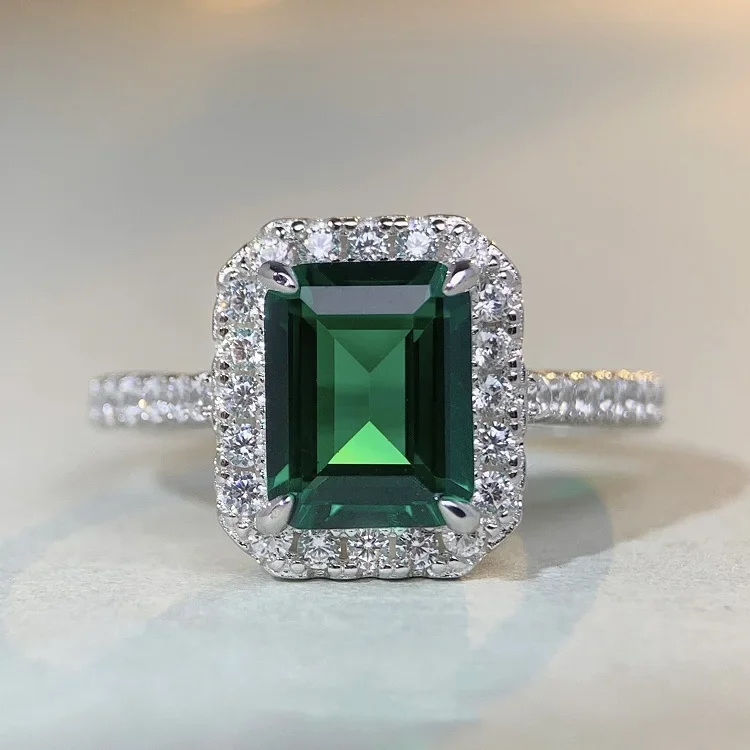 Delicacy Роскошное женское кольцо с бриллиантом из белого золота и твердой платины PT950, 3-каратное кольцо с бриллиантом изумрудной огранки
Delicacy Роскошное женское кольцо с бриллиантом из белого золота и твердой платины PT950, 3-каратное кольцо с бриллиантом изумрудной огранки