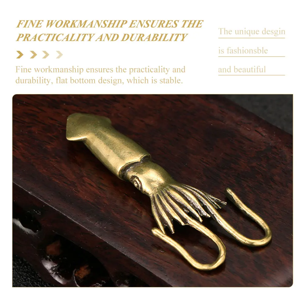 Creative Brass Cuttlefish Retro Marine Animal Statue Exquisite Desktop Decor Small Golden Adornment Cabinet Ornament
Creative Brass Cuttlefish Retro Marine Animal Statue Exquisite Desktop Decor Small Golden Adornment Cabinet Ornament