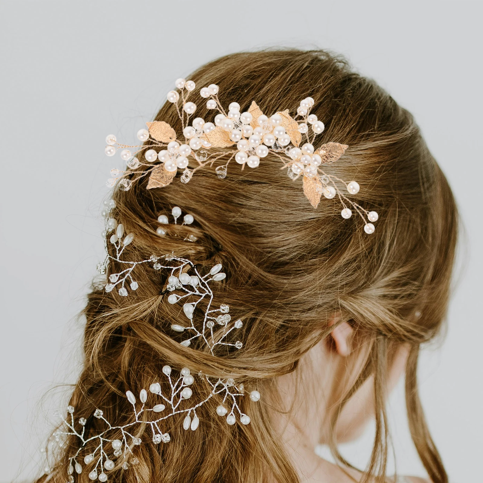 6pcs Rhinestone Hair Accessories U Shaped Pearl Pins for Wedding Bridal Bridesmaid Hair Decorations Silver Color
6pcs Rhinestone Hair Accessories U Shaped Pearl Pins for Wedding Bridal Bridesmaid Hair Decorations Silver Color