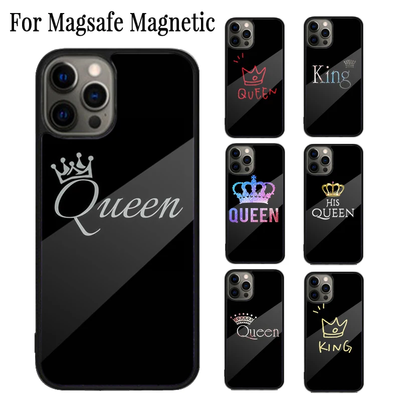 Романтичный чехол для телефона King Queen, Магнитный чехол для iPhone 16, 15, 14 Plus, 13, 12, Mini, 11 Pro Max, Magsafe, беспроводная Обложка
Романтичный чехол для телефона King Queen, Магнитный чехол для iPhone 16, 15, 14 Plus, 13, 12, Mini, 11 Pro Max, Magsafe, беспроводная Обложка