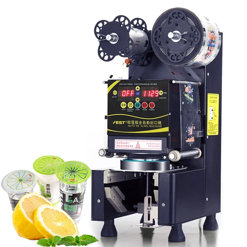 Electric Bubble Tea Machine Bubble Tea Cup Sealer for Small Businesses Commercial Automatic Cup Sealing Machine
Electric Bubble Tea Machine Bubble Tea Cup Sealer for Small Businesses Commercial Automatic Cup Sealing Machine