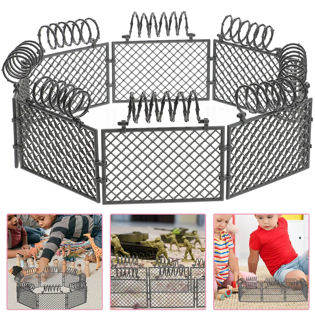 2Sets Mini Plastic Farm Fence ABS Safety Guardrail for Miniature Animals Barnyard Building Scene DIY Play Set Small Animal
2Sets Mini Plastic Farm Fence ABS Safety Guardrail for Miniature Animals Barnyard Building Scene DIY Play Set Small Animal