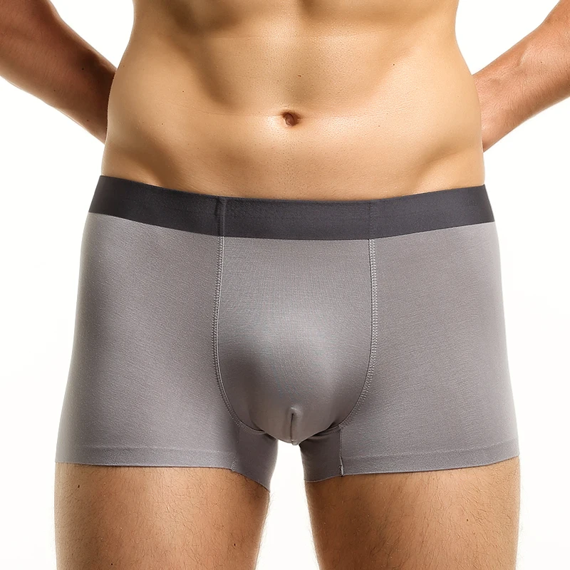 Modal Men's Underwear Men's Seamless Boxer Briefs Summer Thin Comfortable Breathable Sports Boxer Shorts Trendy
Modal Men's Underwear Men's Seamless Boxer Briefs Summer Thin Comfortable Breathable Sports Boxer Shorts Trendy