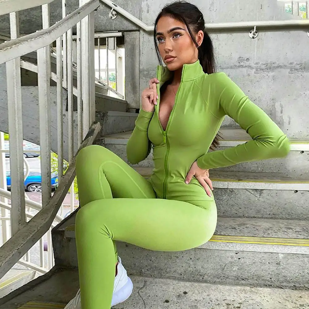 Two Piece Set Women Yoga Skinny Zipper Long Sleeves Warm Tops + High Waist Slim Pants Breeches Female Fitness Suit Ropa Mujer
Two Piece Set Women Yoga Skinny Zipper Long Sleeves Warm Tops + High Waist Slim Pants Breeches Female Fitness Suit Ropa Mujer