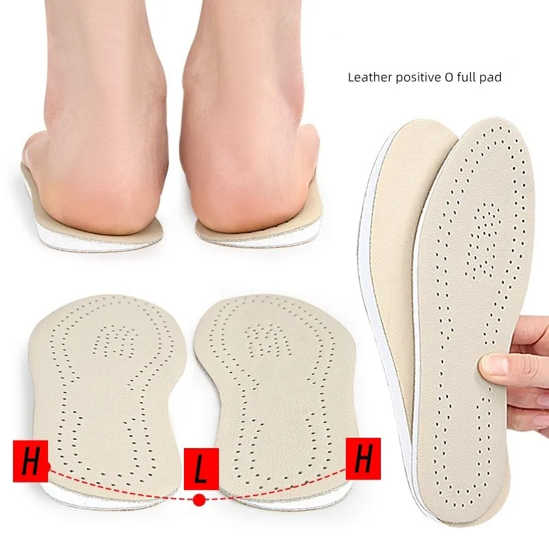 Orthopedic Insoles O-leg Double-sided Leather Shoe Insoles Men Women Cowhide Breathable Shock-absorbing And Pressure-relieving
Orthopedic Insoles O-leg Double-sided Leather Shoe Insoles Men Women Cowhide Breathable Shock-absorbing And Pressure-relieving