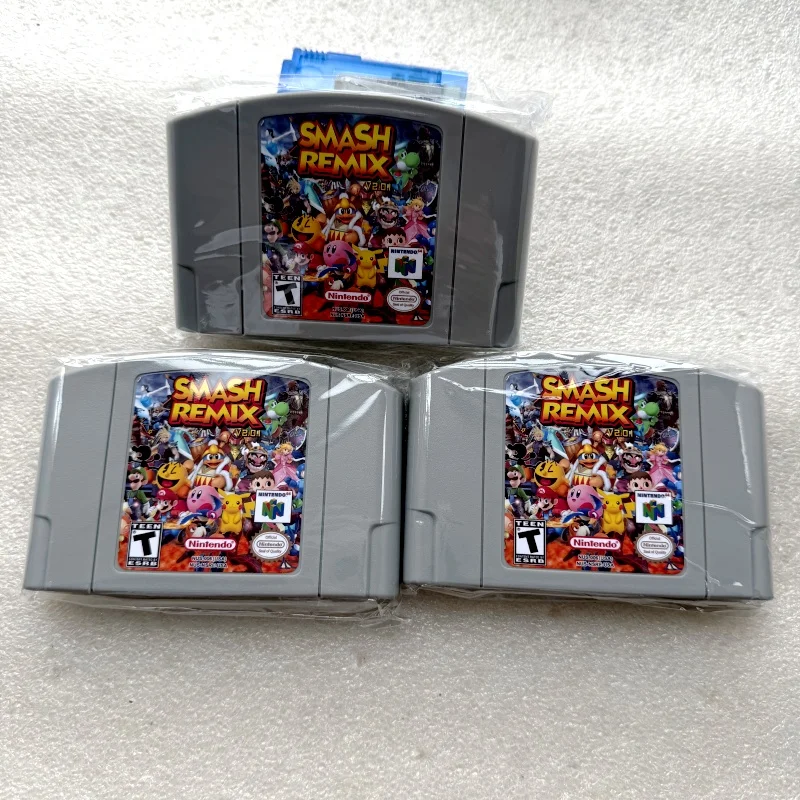 New N64 Revised Game Card SmashRemix V2.0.0 30 US Version
New N64 Revised Game Card SmashRemix V2.0.0 30 US Version