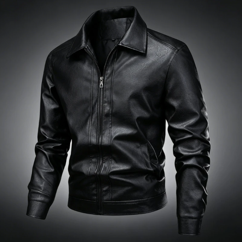 Men Faux Leather Jacket Autumn Winter Biker Jackets Fashion Black Motorcycle Leather Coat Outwear Casual Streetwear Windbreaker
Men Faux Leather Jacket Autumn Winter Biker Jackets Fashion Black Motorcycle Leather Coat Outwear Casual Streetwear Windbreaker