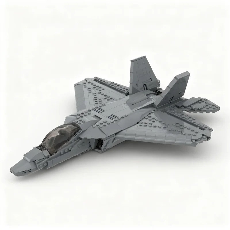 741PCS MOC Creative Model Lockheed Martin F 22 Raptor Custom Building Blocks Architecture DIY Assembly Display Gift Building Set
741PCS MOC Creative Model Lockheed Martin F 22 Raptor Custom Building Blocks Architecture DIY Assembly Display Gift Building Set