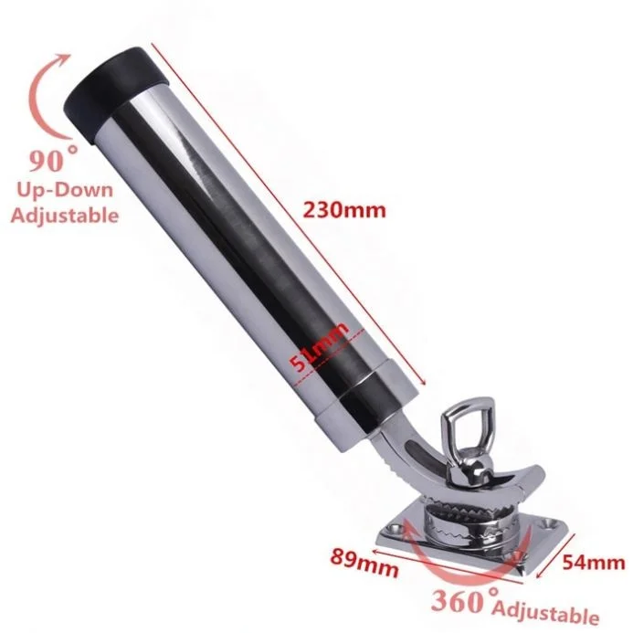 Stainless Steel Marine Bimini Top Fishing Rod Holder Outrigger Rod Holder Boat Rod Holder
Stainless Steel Marine Bimini Top Fishing Rod Holder Outrigger Rod Holder Boat Rod Holder