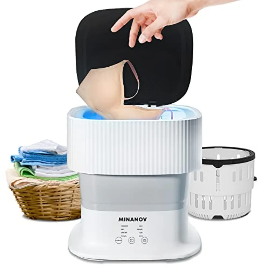 Mini Portable Washing Machine - Collapsible Foldable 3-Mode Washer for Baby Clothes Socks Underwear - Compact Lightweight Desig
Mini Portable Washing Machine - Collapsible Foldable 3-Mode Washer for Baby Clothes Socks Underwear - Compact Lightweight Desig