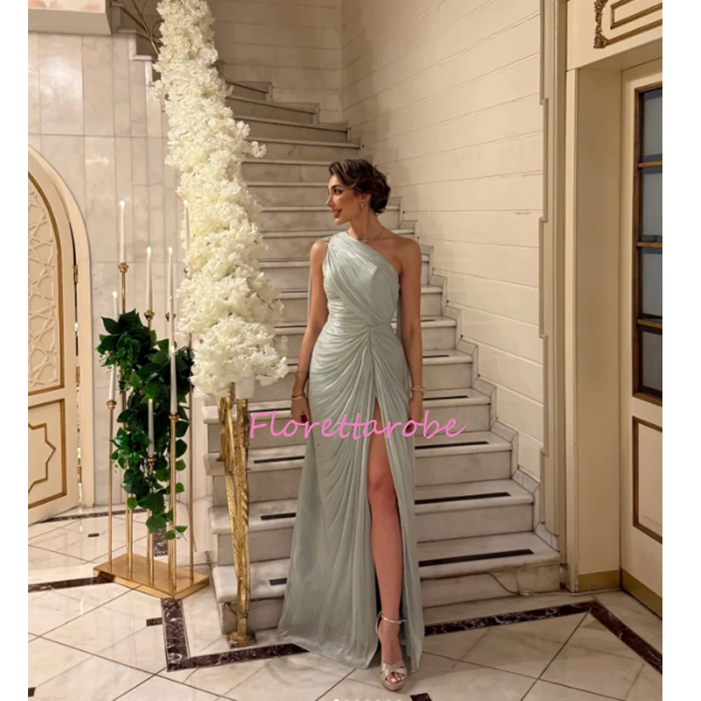 Customized Charming One Shoulder Tiered Pleated Long Evening Gown Side Slit Sexy Party Dress Prom Dresses
Customized Charming One Shoulder Tiered Pleated Long Evening Gown Side Slit Sexy Party Dress Prom Dresses