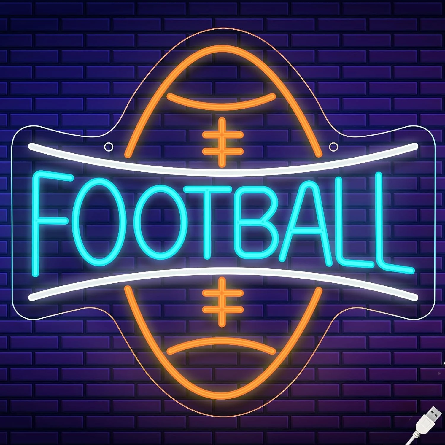 Football Neon Sign USB Dimmable Neon Light for Man Cave Game Room Bedroom Bar Club Sports Decoration Gift
Football Neon Sign USB Dimmable Neon Light for Man Cave Game Room Bedroom Bar Club Sports Decoration Gift