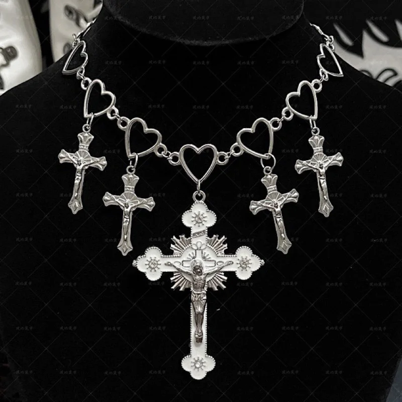 Customized.-Border Y2g Yabi Simple Hollow Heart Necklace Cold Style Punk Necklace Factory
Customized.-Border Y2g Yabi Simple Hollow Heart Necklace Cold Style Punk Necklace Factory