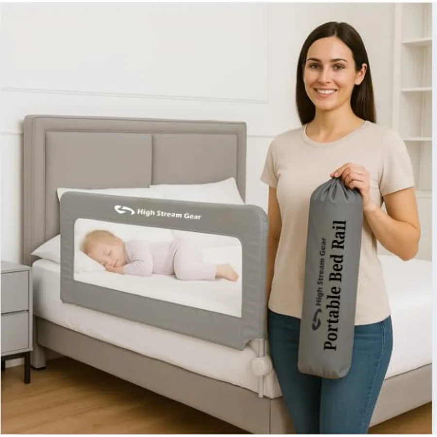 Portable Bed Rail for Toddlers Home andTravel Toddler Bed Rail Guard for Twin Crib Single and Other Beds Foldable Bed Barrier F
Portable Bed Rail for Toddlers Home andTravel Toddler Bed Rail Guard for Twin Crib Single and Other Beds Foldable Bed Barrier F