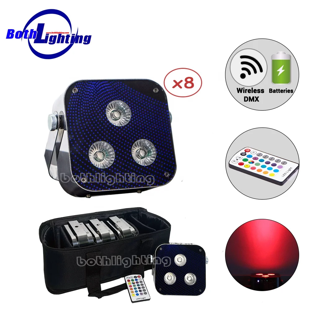 Mini Uplight 3*12w Wireless Battery Powered Par Uplight Spot Wedding Event Dj Disco LED Stage Light
Mini Uplight 3*12w Wireless Battery Powered Par Uplight Spot Wedding Event Dj Disco LED Stage Light